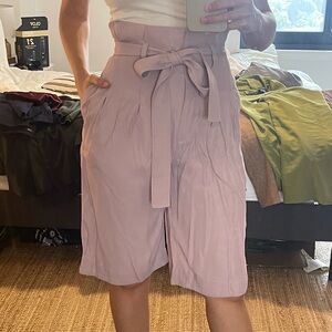 COS Bermuda lilac work shorts